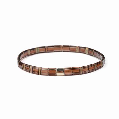 Bracciale tilu marrone - oro