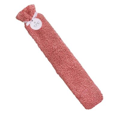 BOUCLE Long Hot Water Bottle Clay