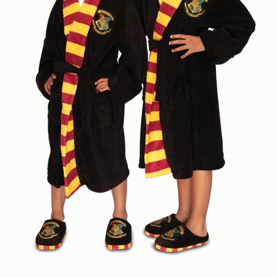 Harry Potter Hogwarts Fleece Robe Cinturón fijo Niños Unisex
