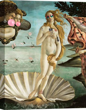 Peinture pop art, impression sur toile : Matt Spencer, Leisure Time, Venus 1