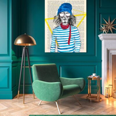 Impression sur toile Lion moderne : Matt Spencer, Bobo Guy