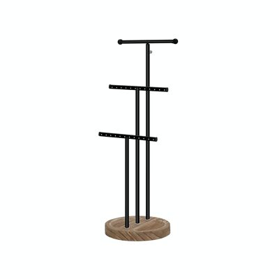 3-in-1 jewelry holder black