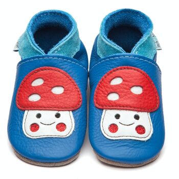 Chaussures en cuir pour enfants - Enid Blue 1