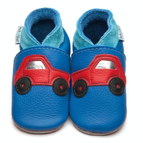 Leather Children's Shoes - Speedy Blue