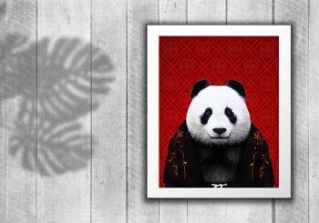 Panda dans l'impression de vêtements (Animalyser) 1