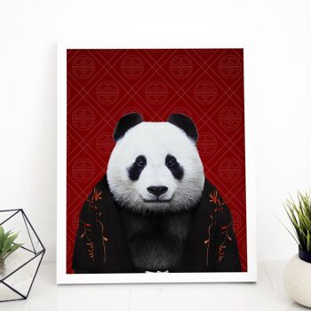 Panda dans l'impression de vêtements (Animalyser) 2