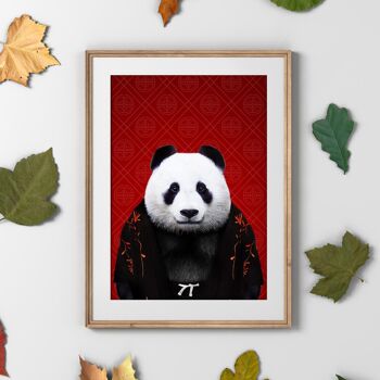 Panda dans l'impression de vêtements (Animalyser) 5