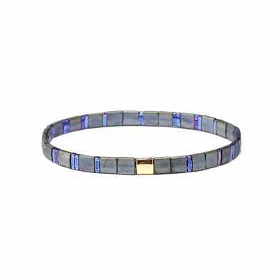 Bracelet tilu bleu - gris * soleil