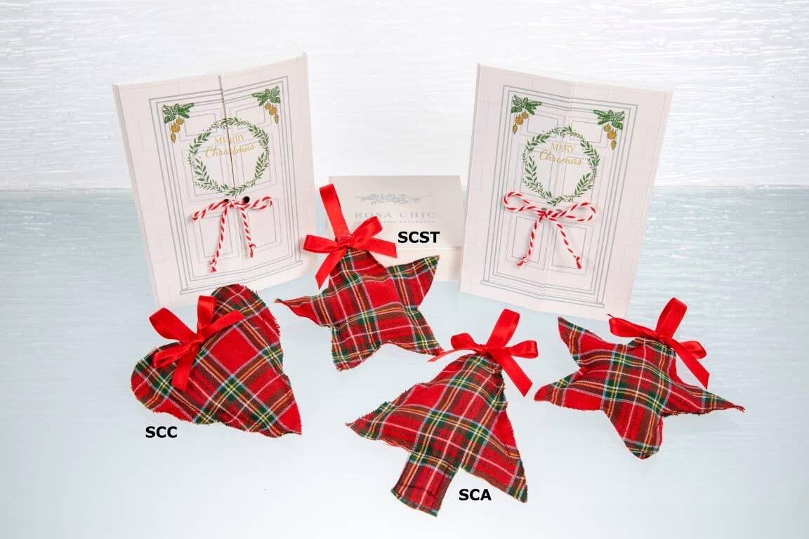 DECORI IN SCOZZESE PROFUMATI, per un Natale beneaugurante