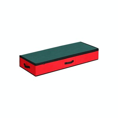 Storage bag under the bed green-red