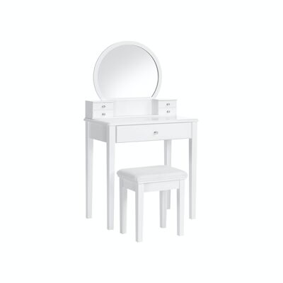 Ensemble coiffeuse blanc