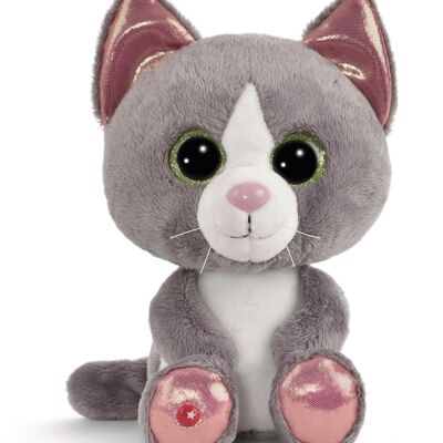 Cuddly toy GLUBSCHIS cat gray Felinja 25cm