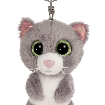 Key ring GLUBSCHIS cat gray Felinja 9cm