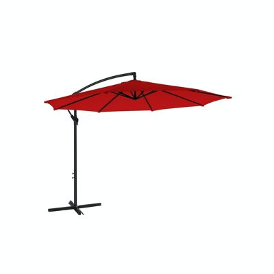 Ombrellone parasole galleggiante 300 cm rosso