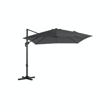 Parasol parasol déporté gris 1