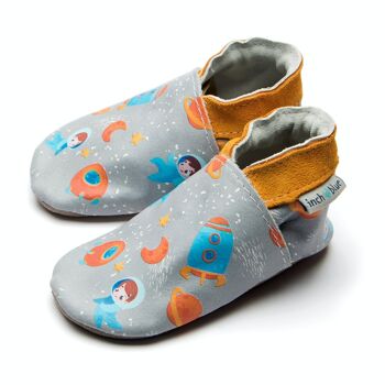 Chaussures en cuir pour bébé - Aventure spatiale 2