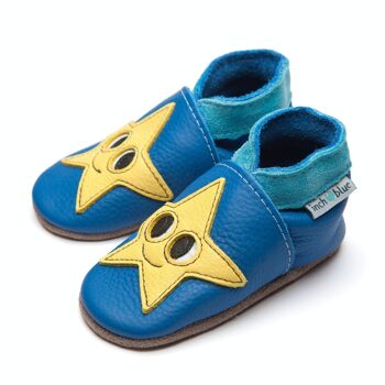 Chaussures bébé en cuir - Sirius Star Blue 2