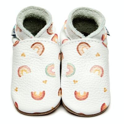 Baby Leather Shoes - Rainbow Love