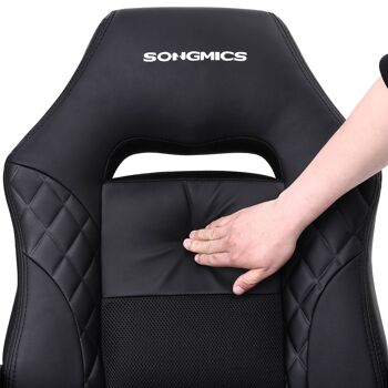 Chaise de jeu noire 6