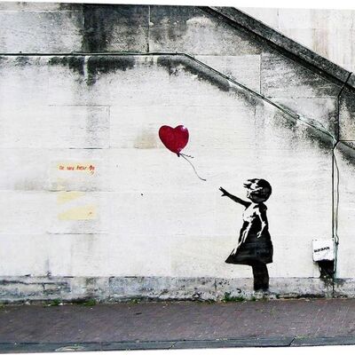 Banksy su tela -  Italia