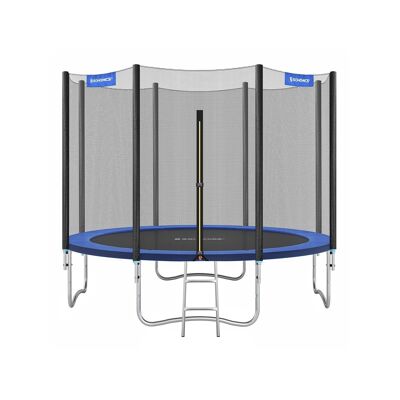 Trampoline Ø 305 cm zwart-blauw Ø 305 cm