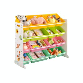 Organisateur de jouets avec 16 compartiments amovibles 7