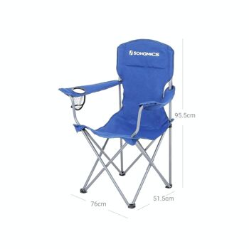 Lot de 2 chaises de camping bleu 7