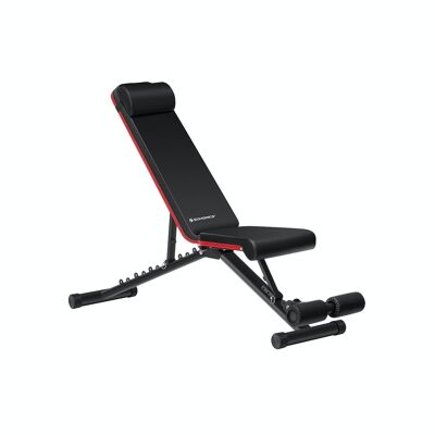 Weight bench black-red