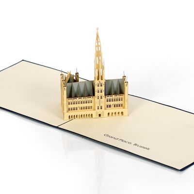 3D CITY POP-UP CARD BRÜSSEL