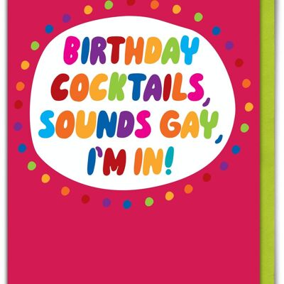 Funny Birthday Card - Funny Sounds Gay