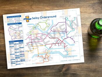 Carte des pubs de style métro de Londres : Selby 2
