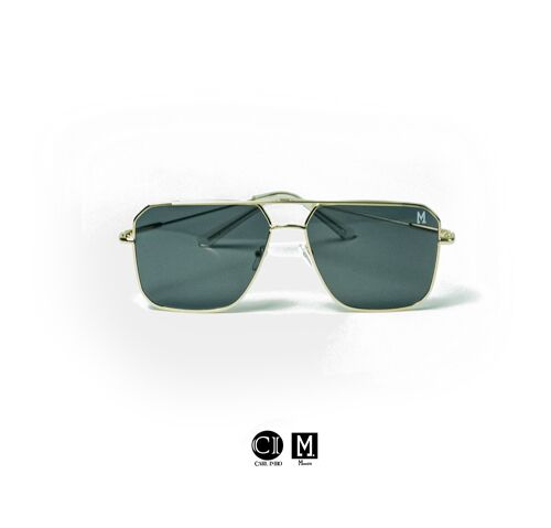 Monett Monaco Classic Gold Sunglasses