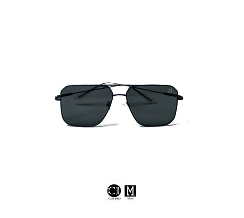 Monett Monaco Classic Black Sunglasses