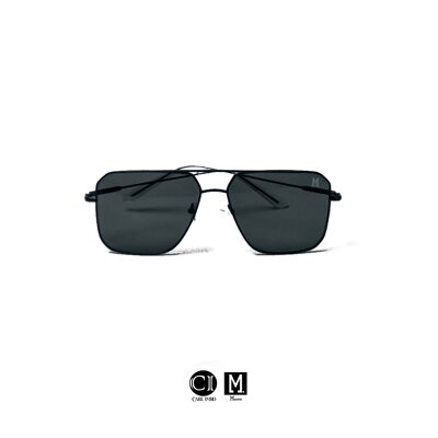 Monett Monaco Classic Black Sunglasses