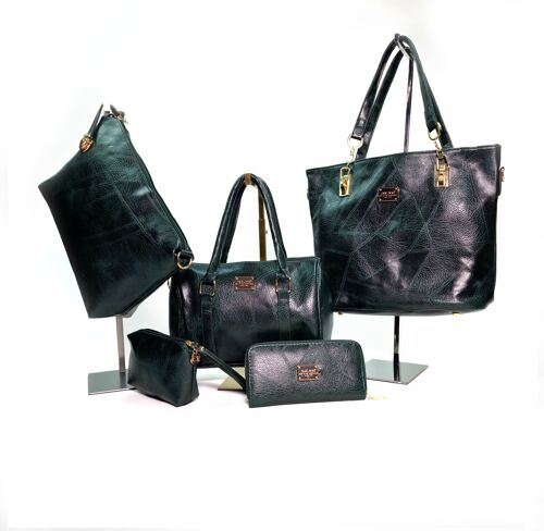 Carl Imro Verde Lagarto bag (5 pcs set)