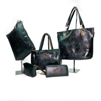 Carl Imro Verde Lagarto bag (5 pcs set)