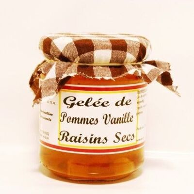 Gelée de Pommes Vanilles Raisins Secs