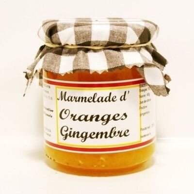 Marmelade d'Oranges Gingembre