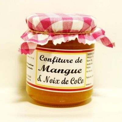 Confiture de Mangues Noix de coco