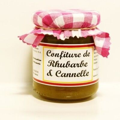 Confiture de Rhubarbe à la Cannelle