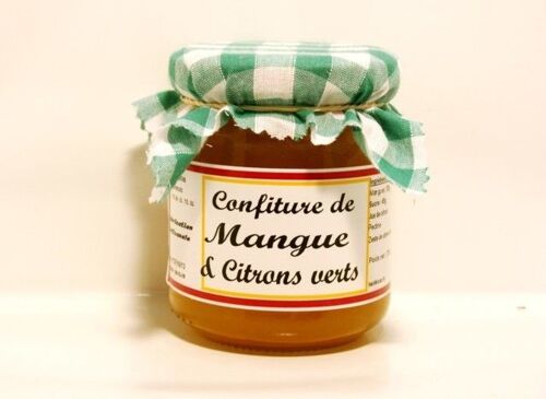 Confiture de Mangues et Citrons verts