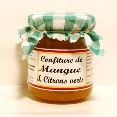 Confiture de Mangues et Citrons verts