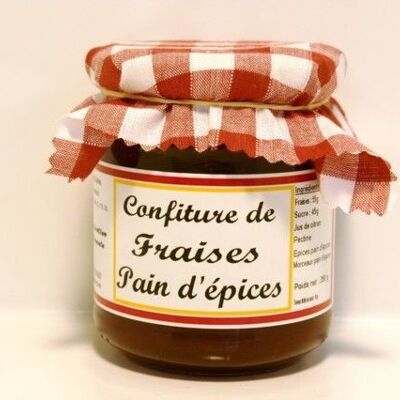 Confiture de Fraises Pain d'épices