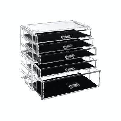 Organizador de maquillaje con 5 cajones