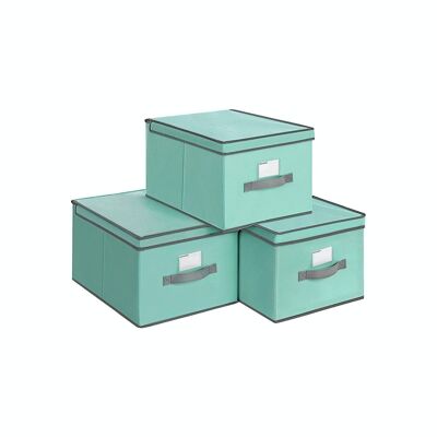 Collapsible boxes with lid