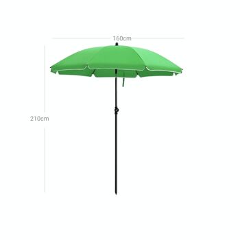 Parasol avec fonction de pliage 7