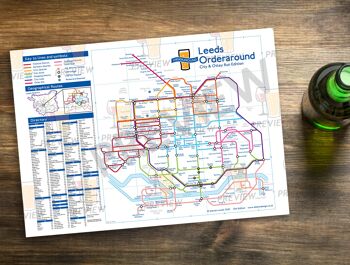 Carte des pubs de style métro de Londres : Leeds City 9