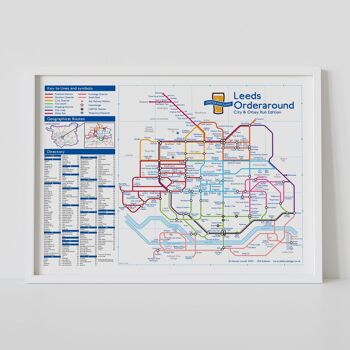 Carte des pubs de style métro de Londres : Leeds City 2