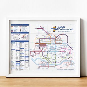 Carte des pubs de style métro de Londres : Leeds City 6