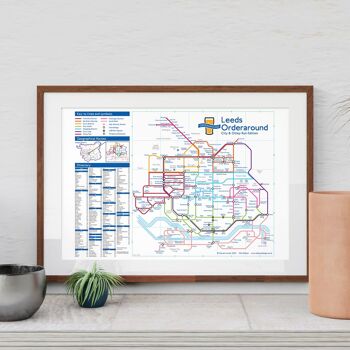 Carte des pubs de style métro de Londres : Leeds City 8